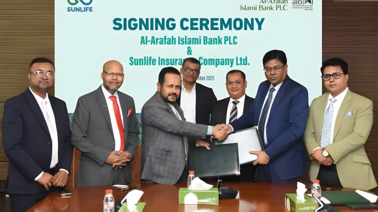 আল-আরাফাহ ইসলামী ব্যাংক এবং সানলাইফ ইনস্যুরেন্সের যুগান্তকারী অংশীদারিত্ব